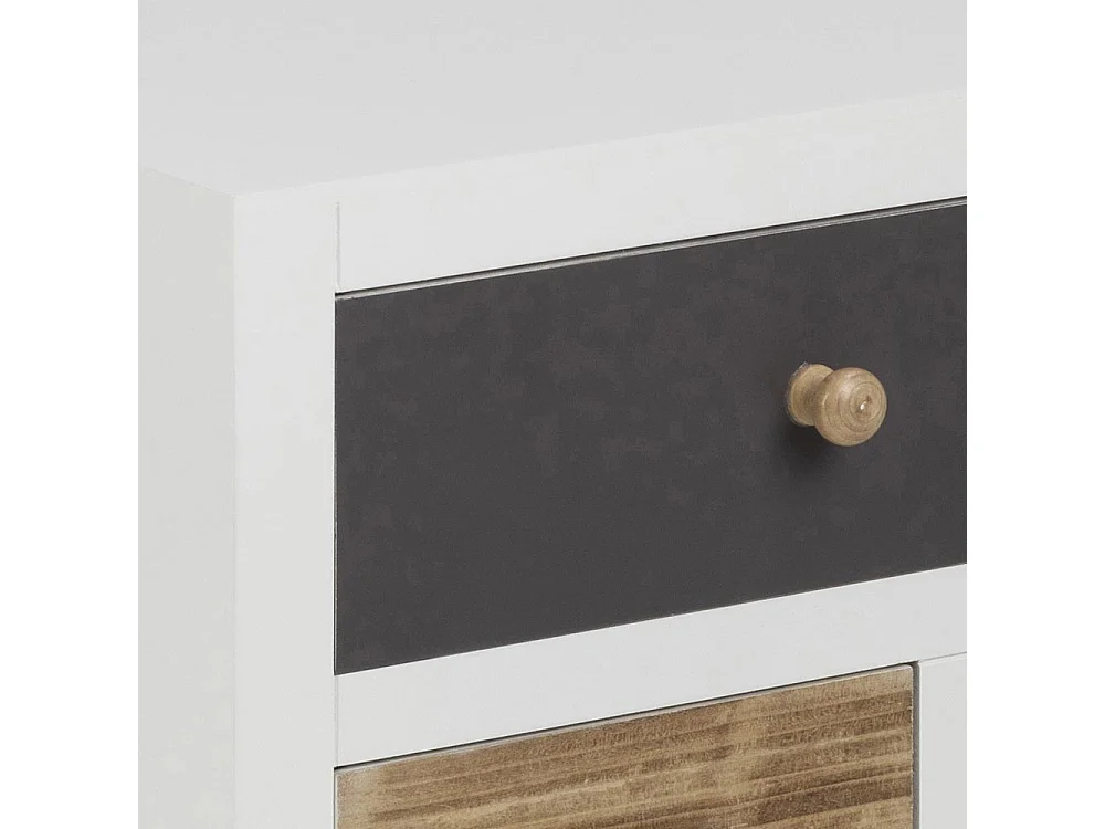 Nachtkastje 4 laden multicolor DRAWER Scandinavisch Modern