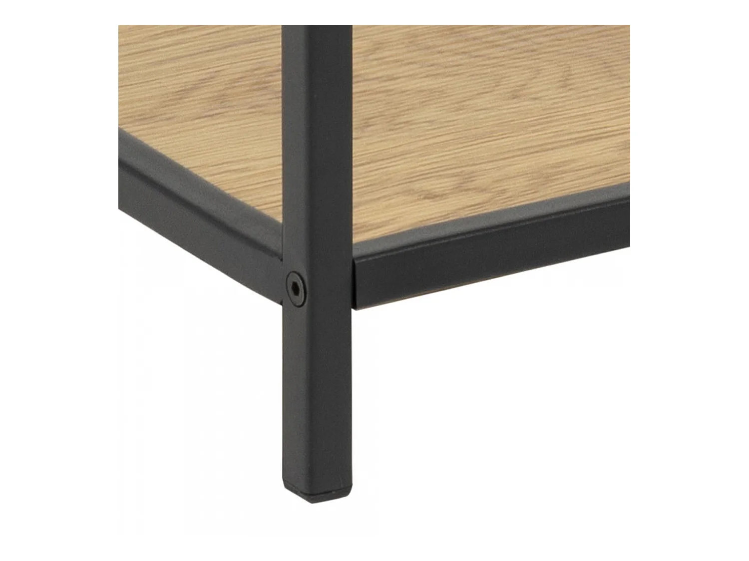 Mesa de cabeceira industrial em madeira e metal FACTORY