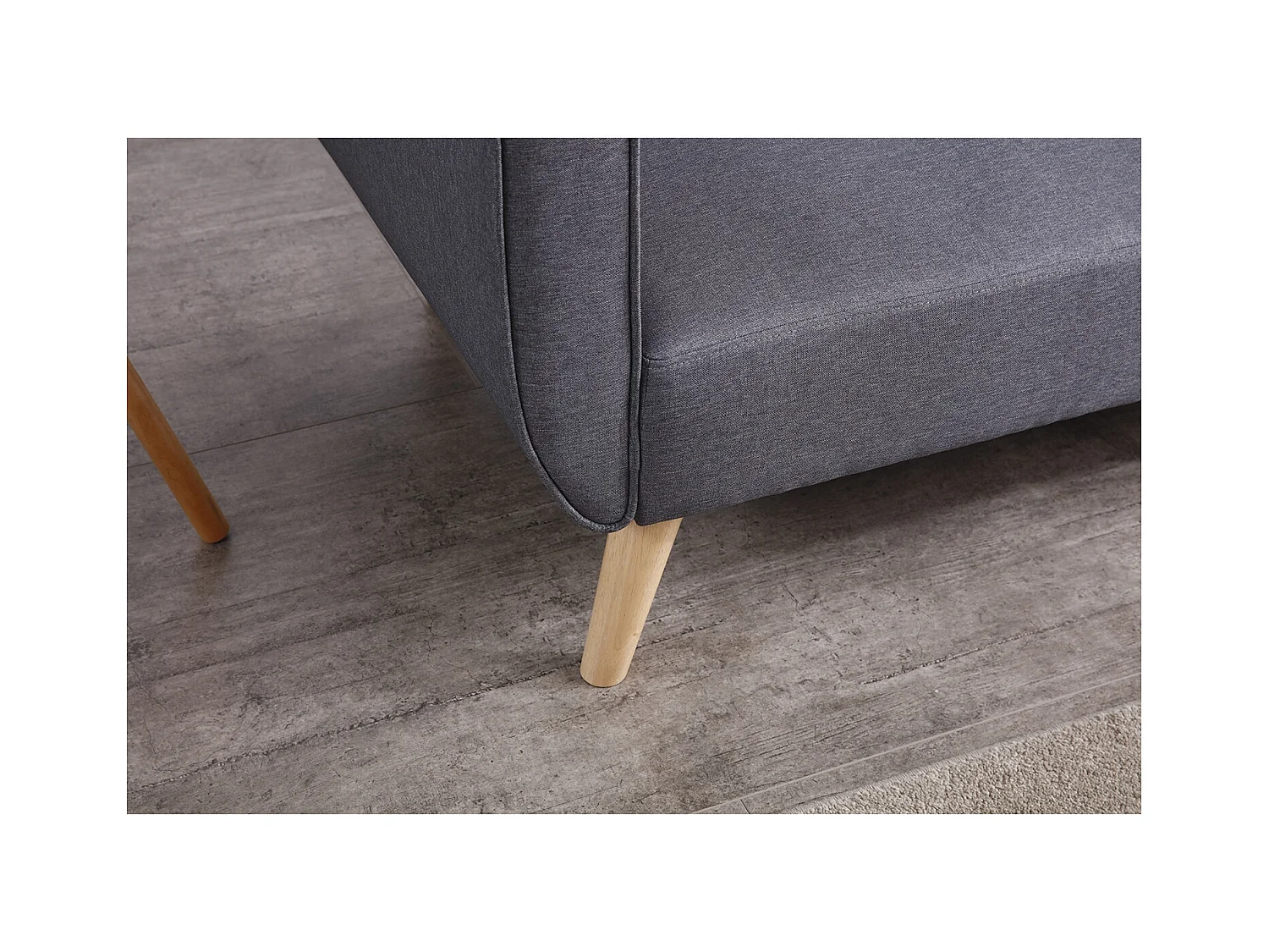 Scandinavische 3-zits slaapbank grijs BERLIJN