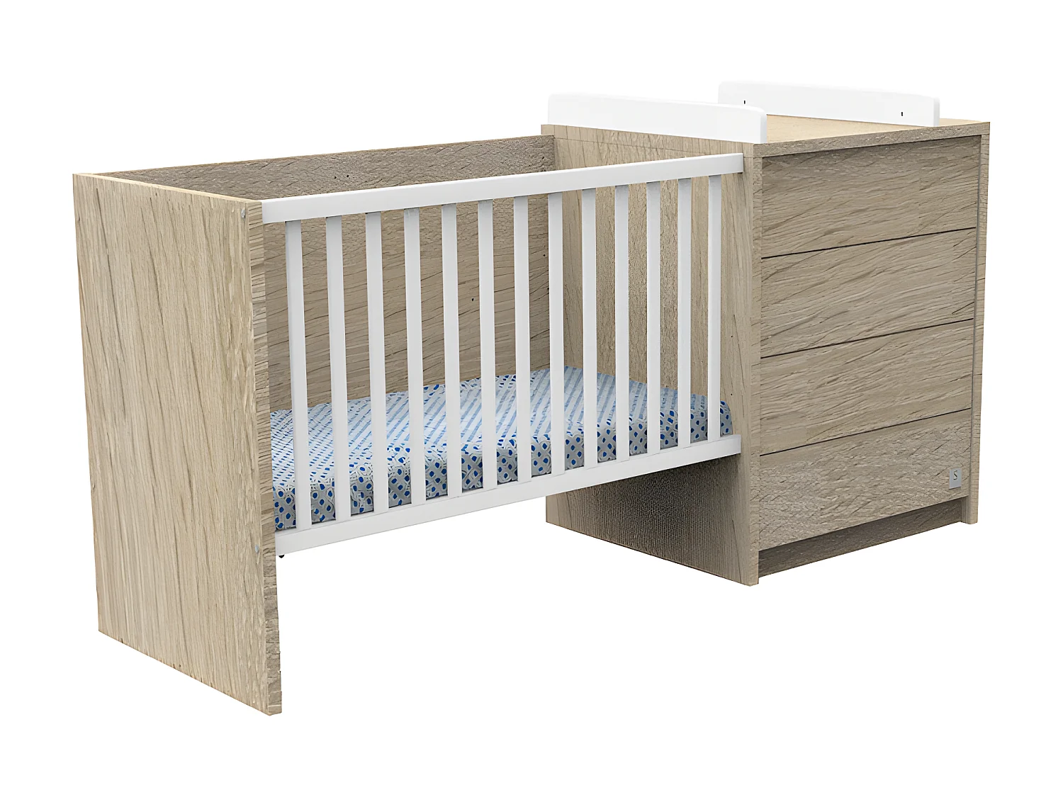 Letto combinato 105x200x71cm