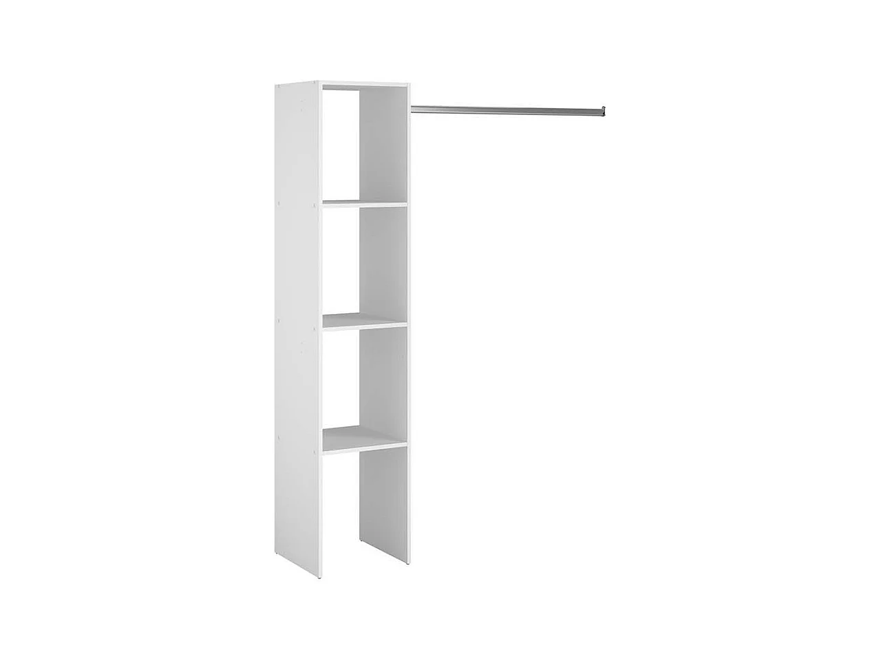 Armadio a vista 3 ripiani, 1 vano appendiabiti ELYSEE