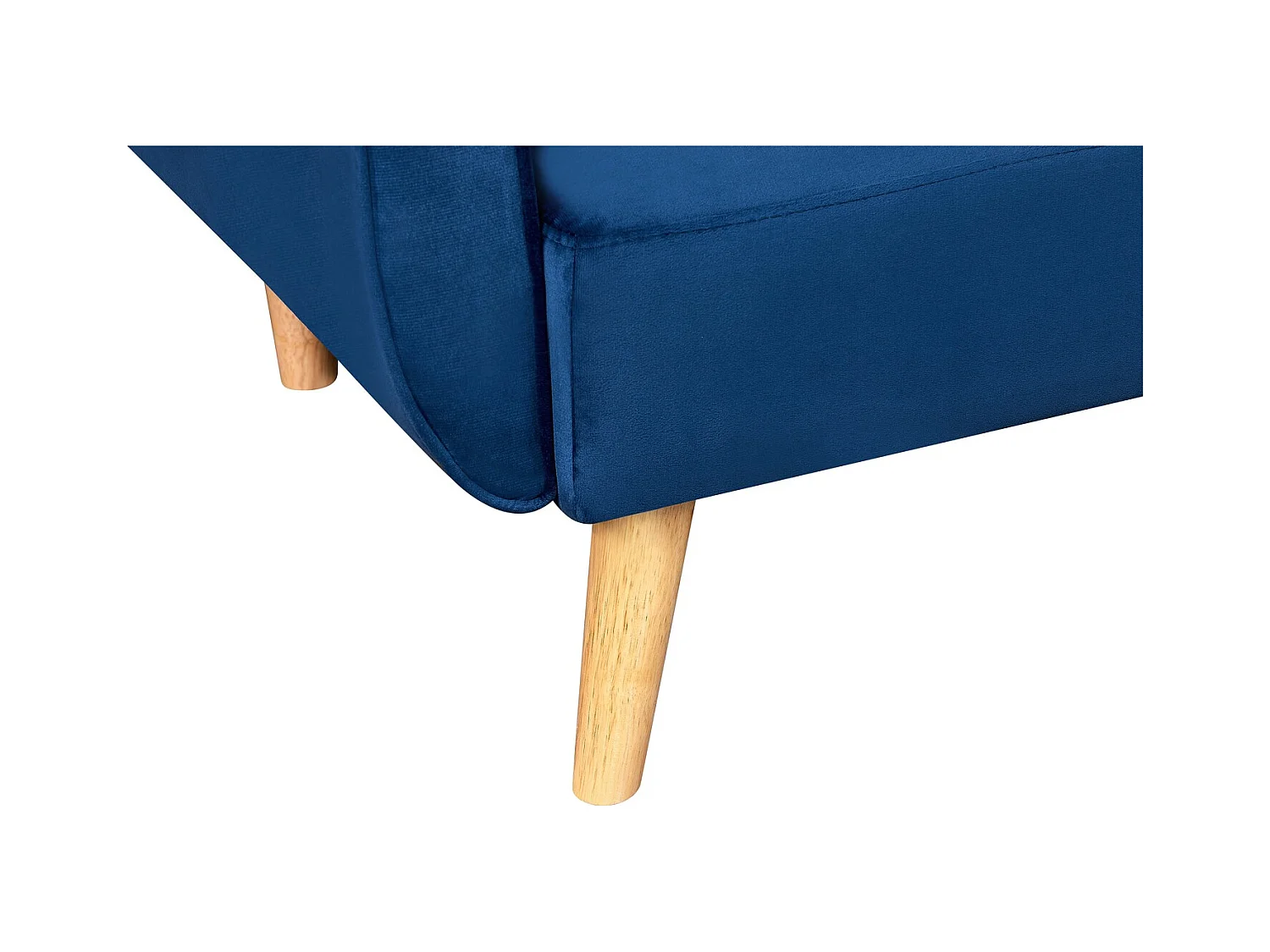 Scandinavische Slaapbank 3-Zits Fluweel Nachtblauw BERLIJN