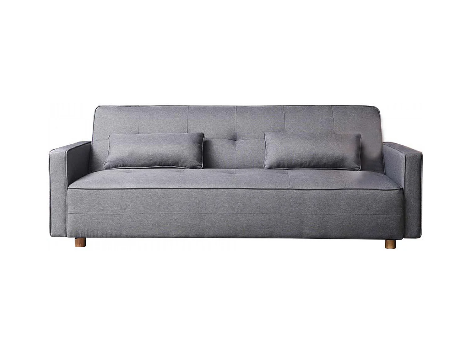 3-Sitzer Schlafsofa aus Stoff, grau  COPENHAGUE