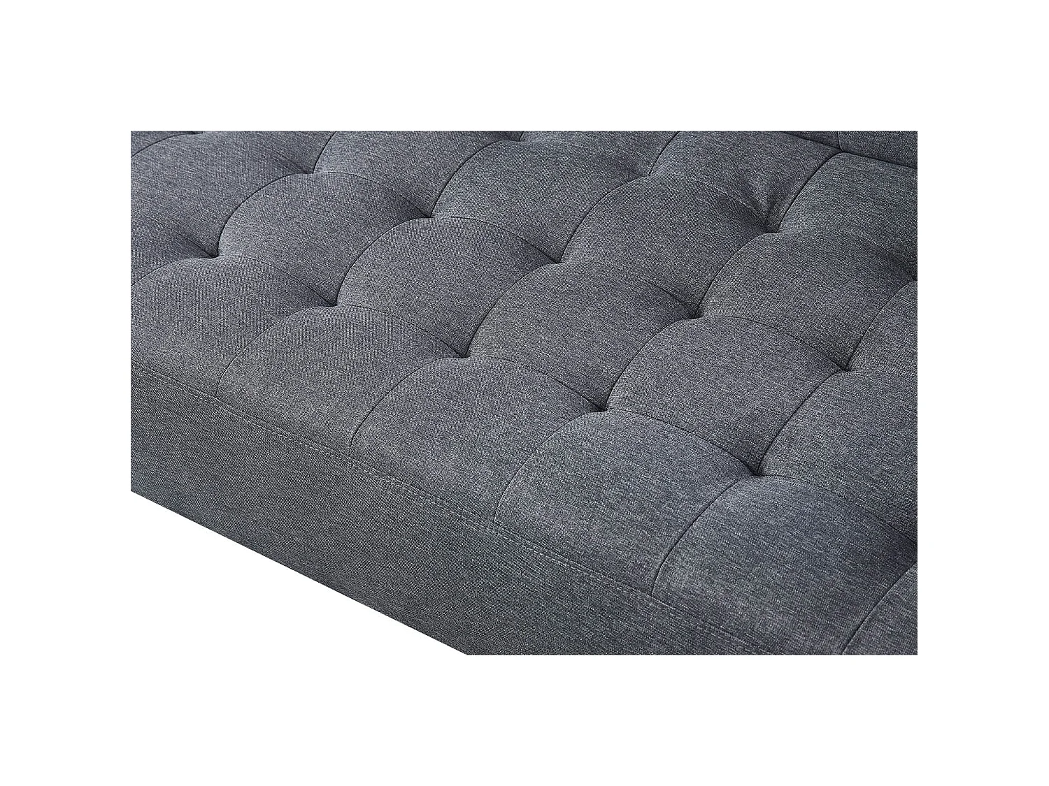 Divano scandinavo  angolare sinistra 5 posti grigio SHERBROOKE