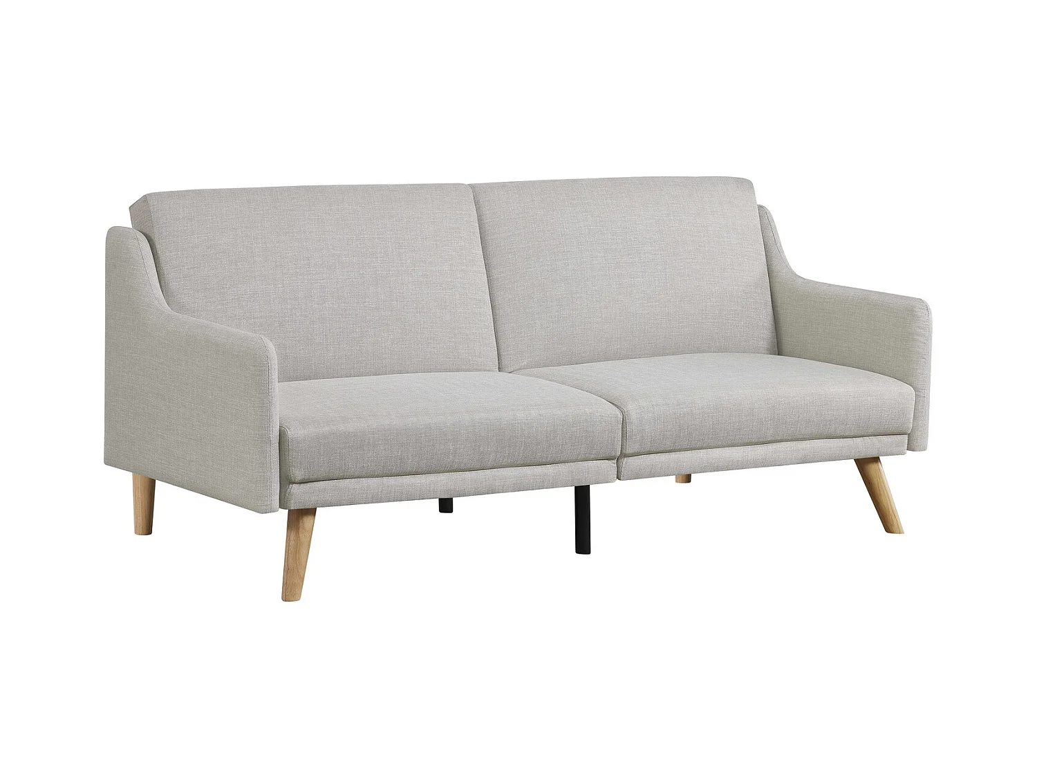 Divano convertibile scandinavo tessuto grigio chiaro ESTER