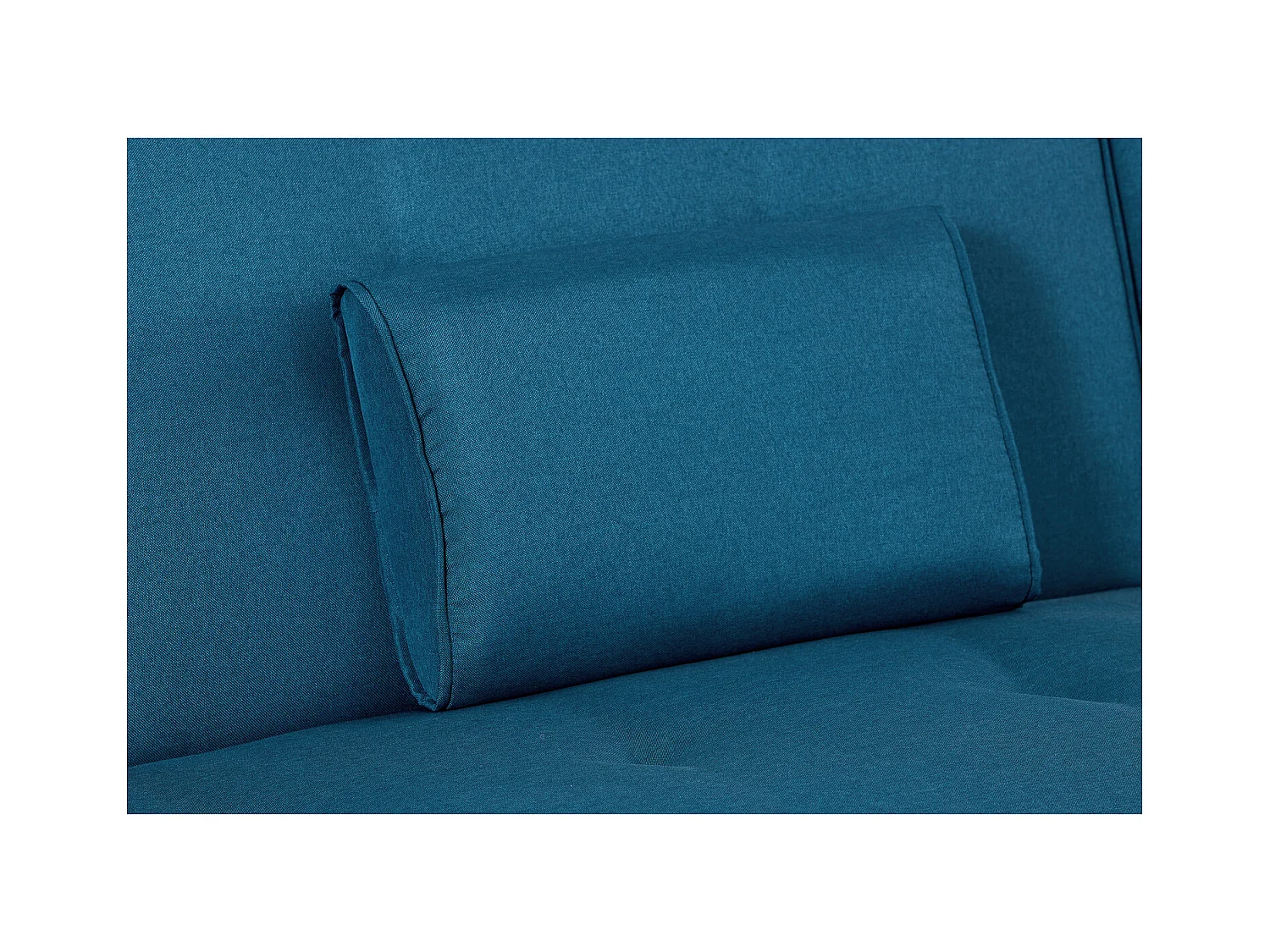 Ecksofa Modulares 4-Sitzer mit Stoffbezug, entenblau GRACE