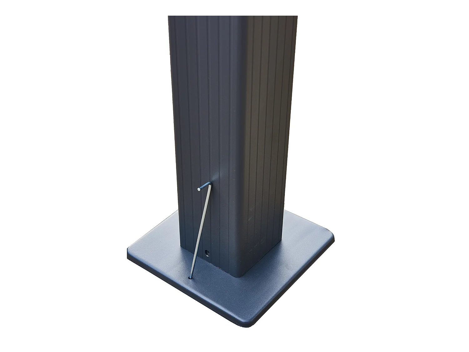 Vrijstaande Pergola 4x3m met uitschuifbaar doek NILA Grijs Aluminium Polyester