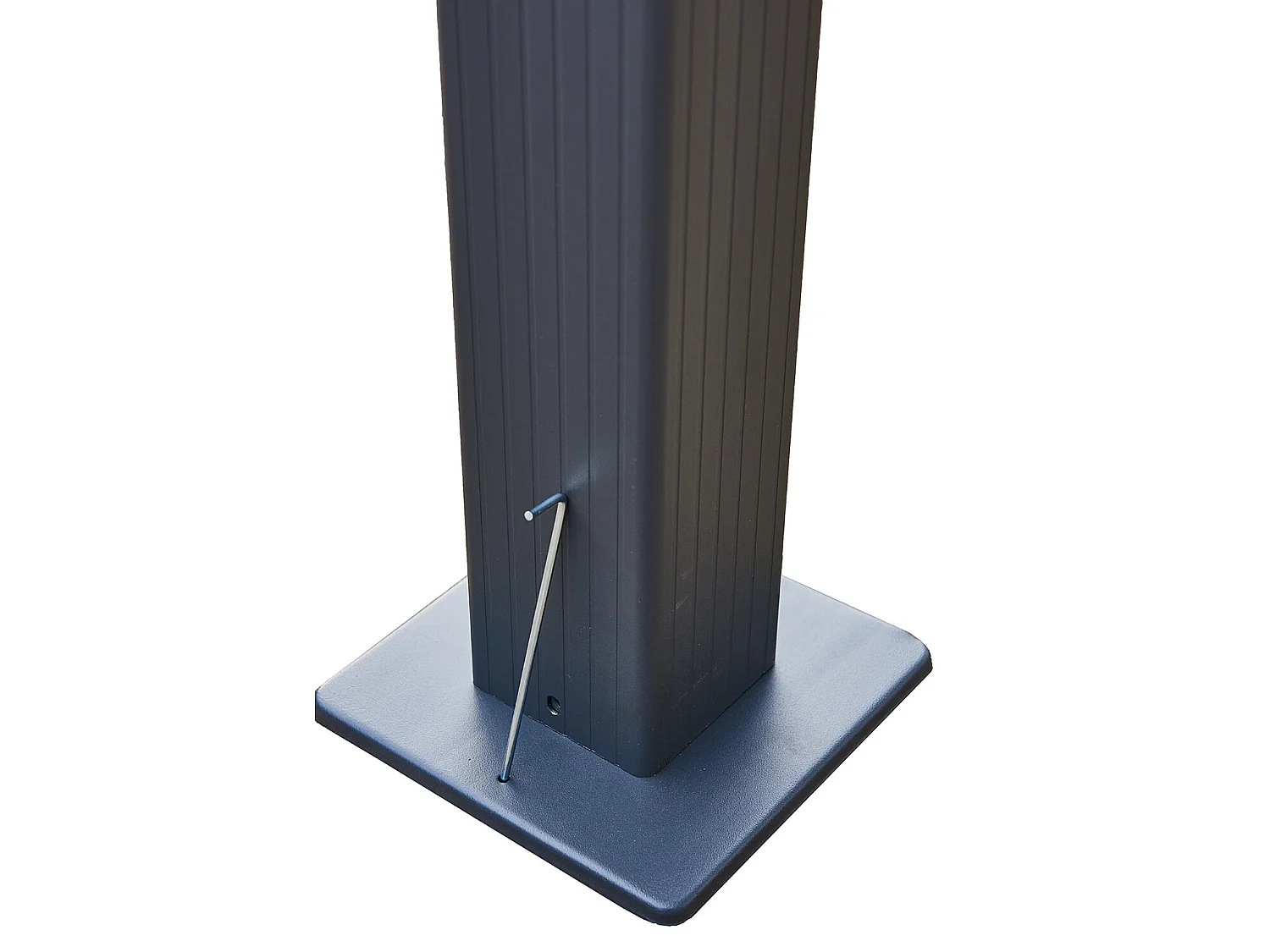 Vrijstaande Pergola 4x3m met uitschuifbaar doek NILA Grijs Aluminium Polyester