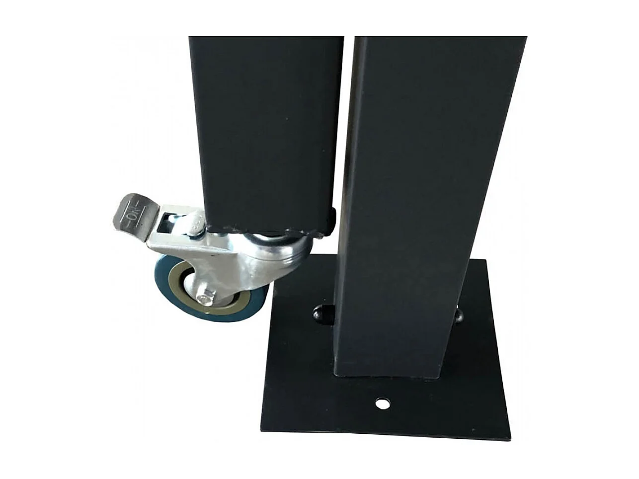 Pérgola corredera de 5,5x2,5 m con ruedas gris y gris topo GIBARA