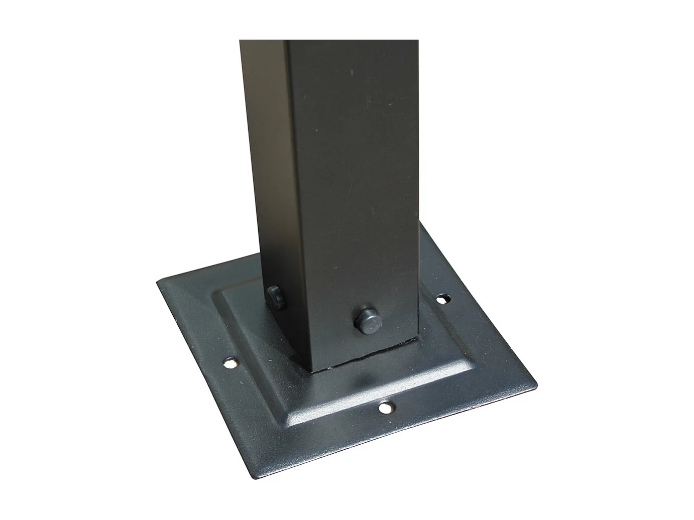 Cenador autoportante de 3x3 m, lona de poliéster gris TUSA