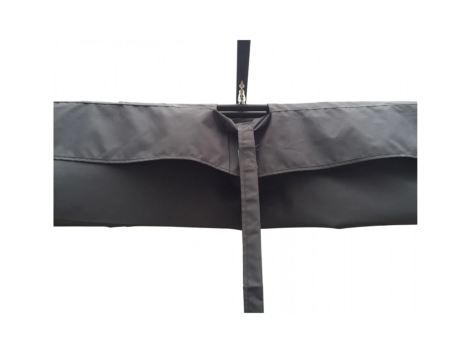 Gazebo autoportante alluminio e telo grigio 3 x 3 m REGIA