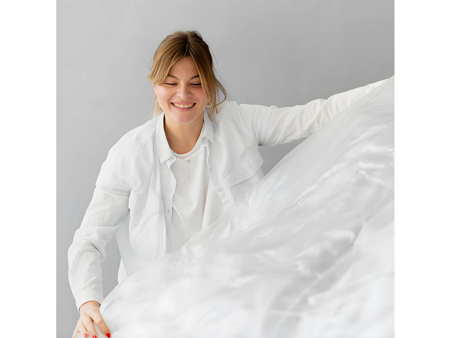 OLYMPE LITERIE | Housse plastique de protection pour matelas | 250x280 cm