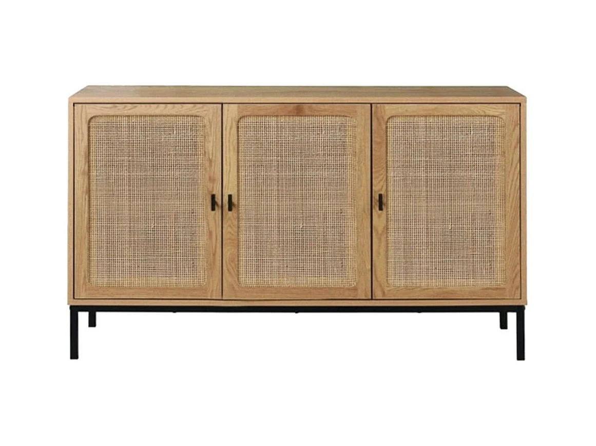 Buffet 3 Portes Cannage Rotin L120 cm - JAYA