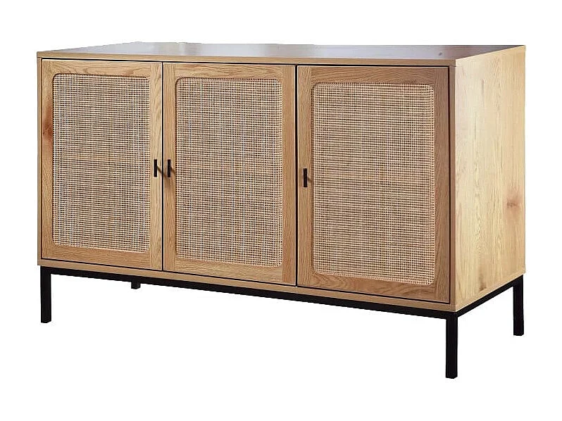 Buffet 3 Portes Cannage Rotin L120 cm - JAYA