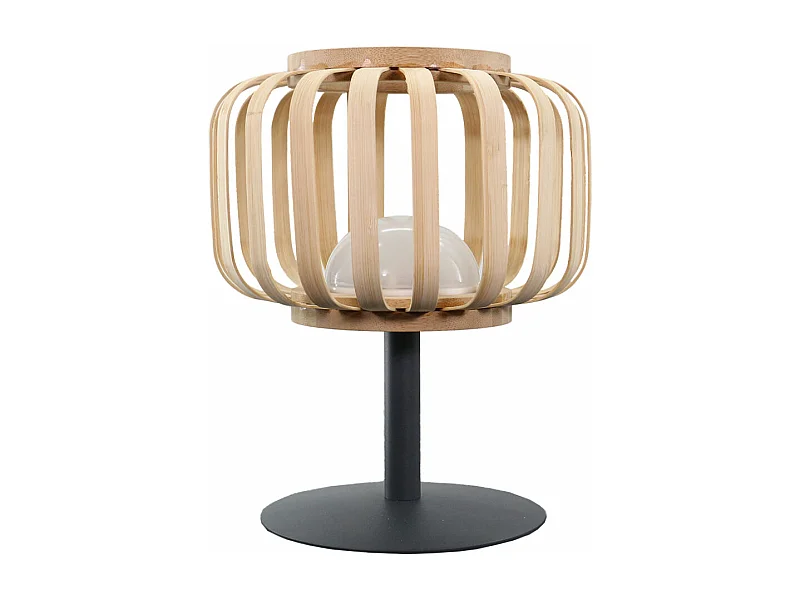 Lampe de table sans fil STANDY BAMBOU Beige bambou H25cm
