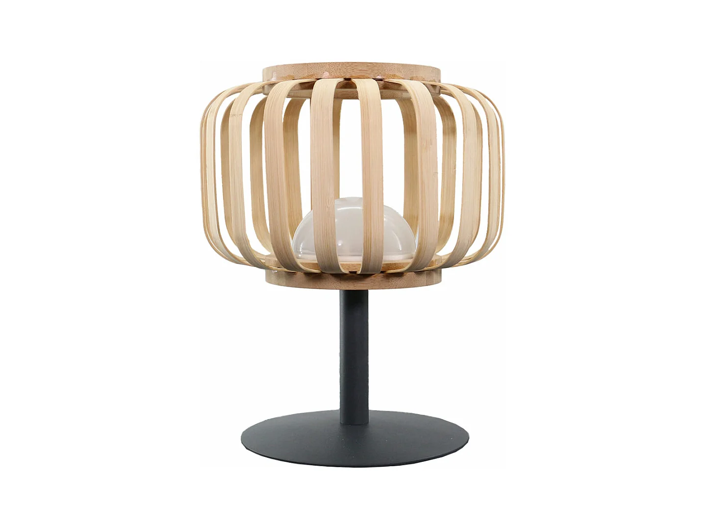 Lampe de table sans fil STANDY BAMBOU Beige bambou H25cm