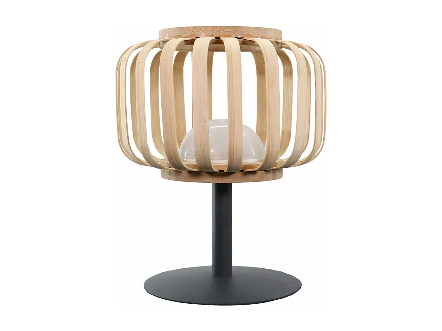 Lampe de table sans fil STANDY BAMBOU Beige bambou H25cm