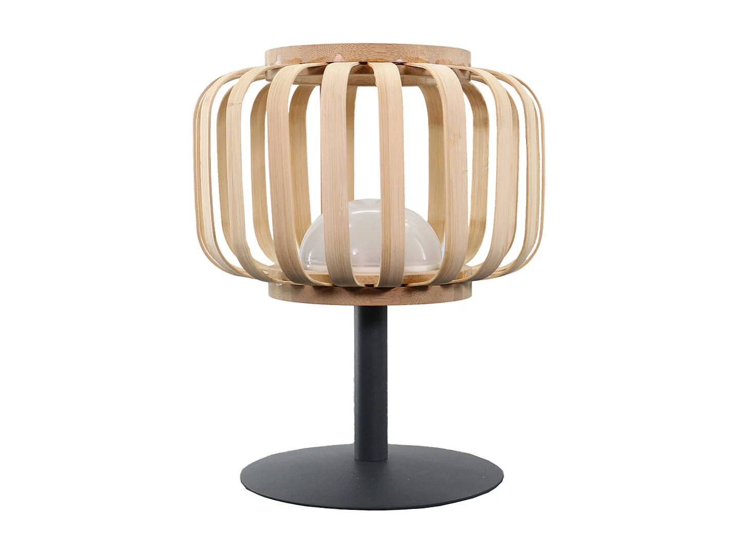 Lampe de table sans fil STANDY MINI BAMBOU H25cm
