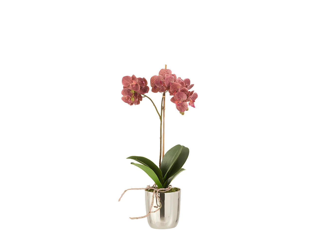 Fleur Artificielle Déco Pot "Orchidée" 50cm Rose