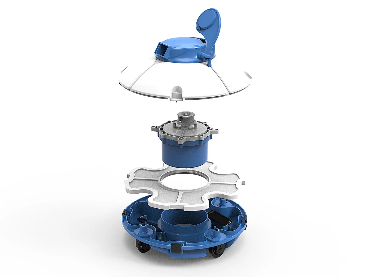 Robot de piscine sur batterie Frisbee bleu - Bestway