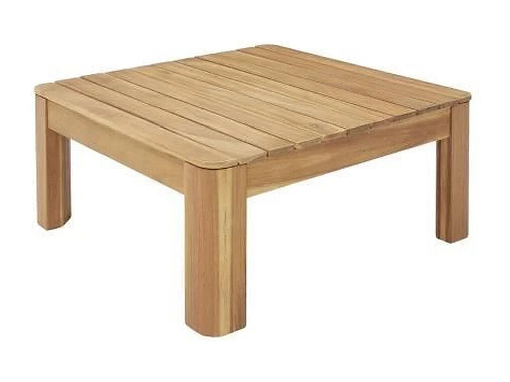 Banquette de jardin en bois d'acacia FSC 2 personnes avec coussins - SANA