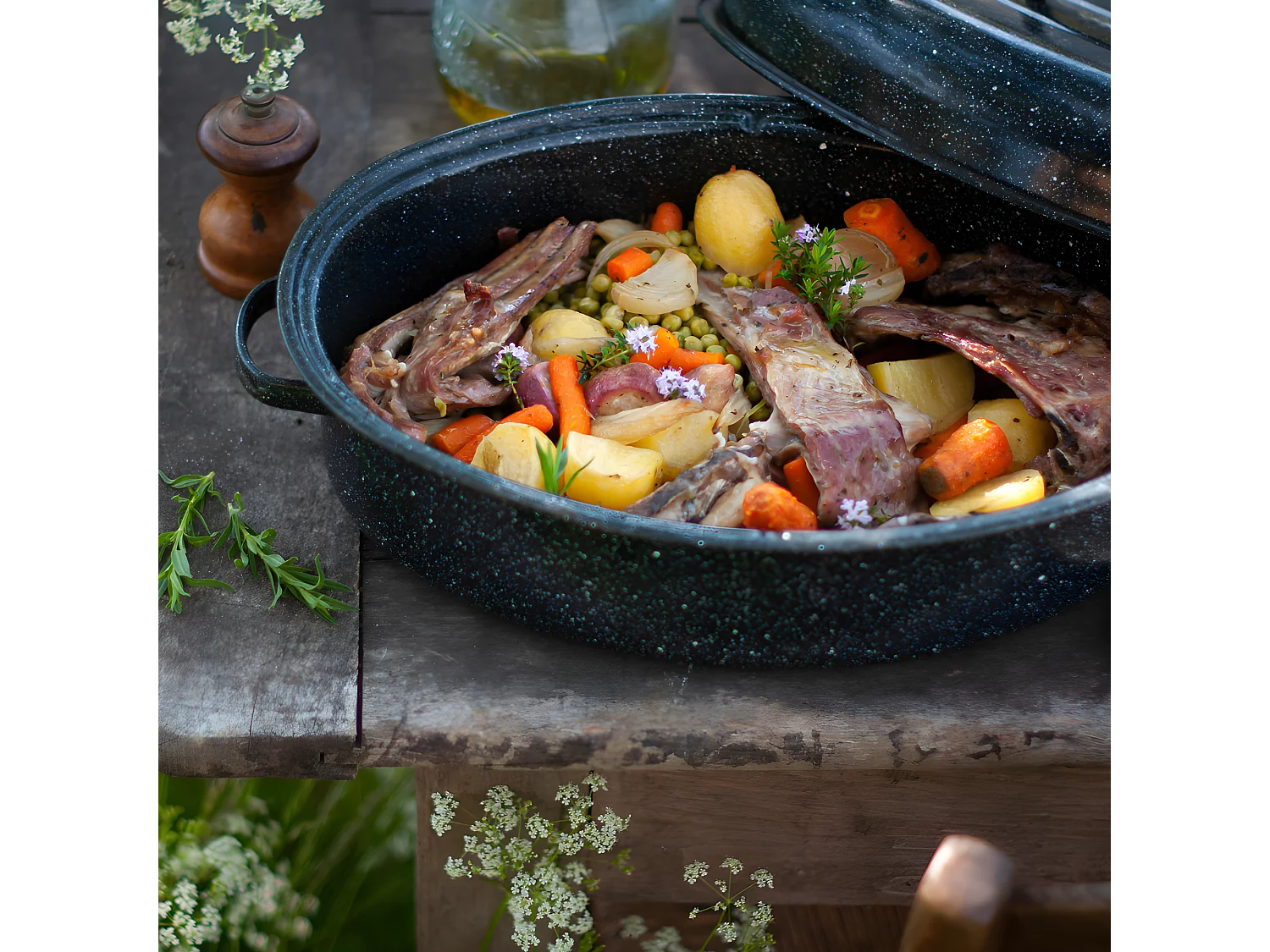 Warmcook Cocotte ovale en acier carbon 38x26cm - 0508