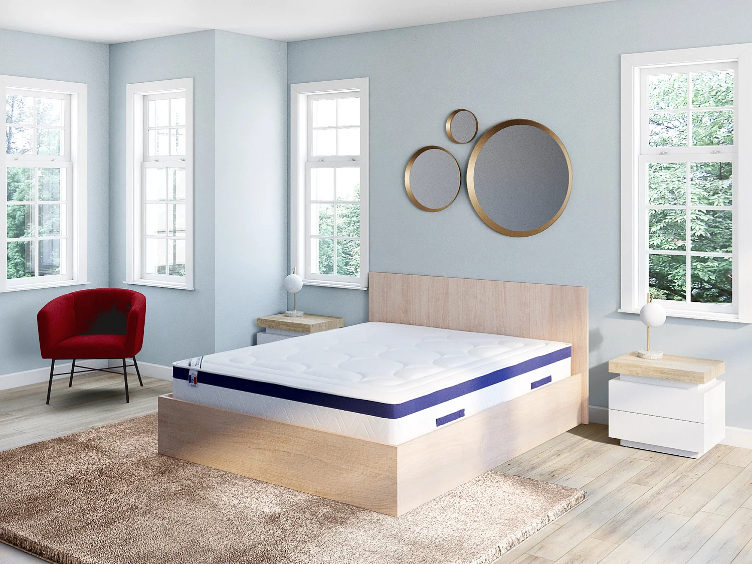 Tappeto shaggy ultra morbido 200 x 290 cm Tortora con riflessi beige - DOLCE