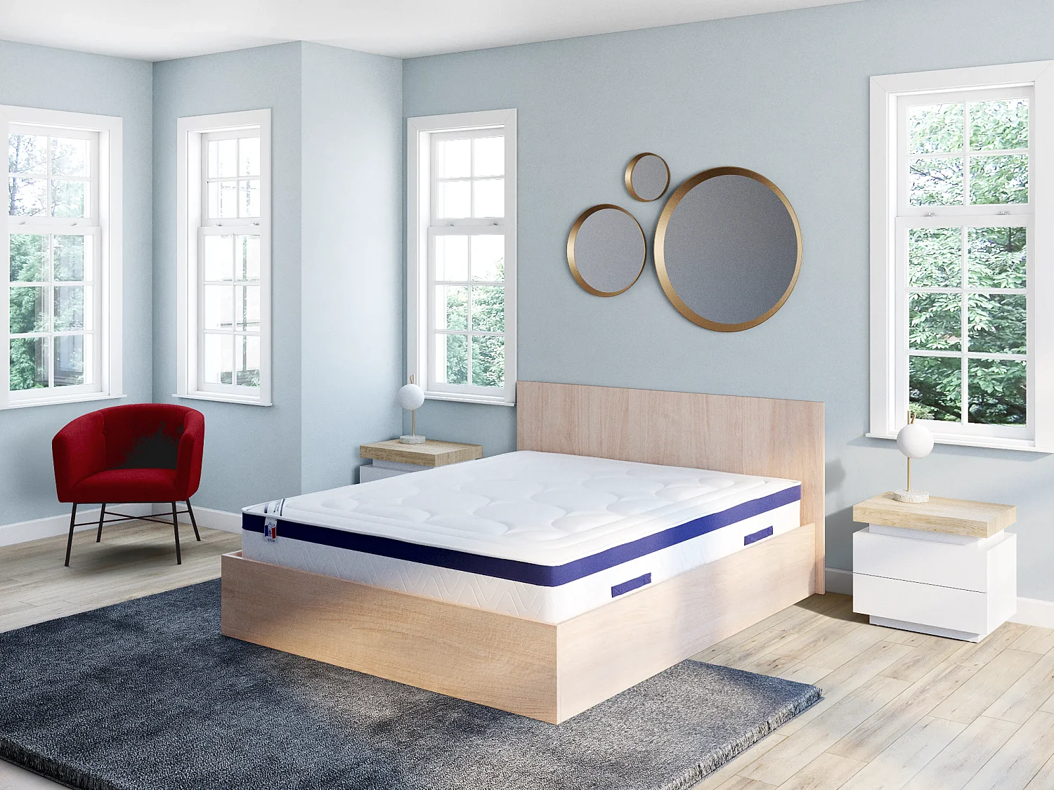 Tappeto shaggy ultra morbido 200 x 290 cm Antracite - DOLCE