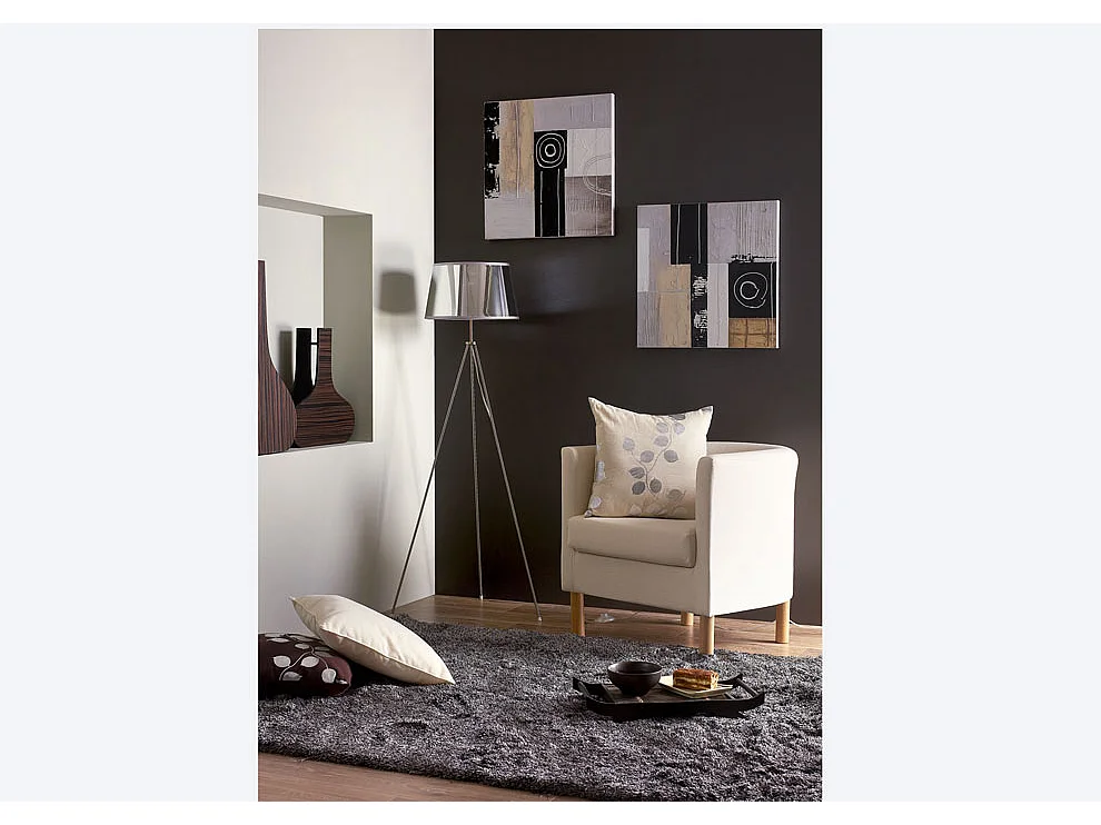 Tapis shaggy à poils longs ultra doux - 200 x 290 cm - Anthracite - DOLCE