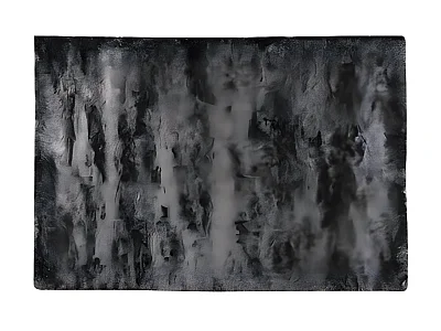 Tapis shaggy à poils longs ultra doux - 200 x 290 cm - Anthracite - DOLCE