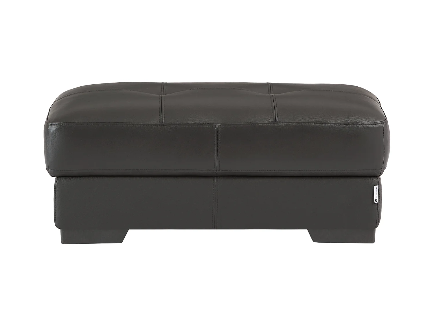 Pufe em pele Preto - METROPOLITAN II