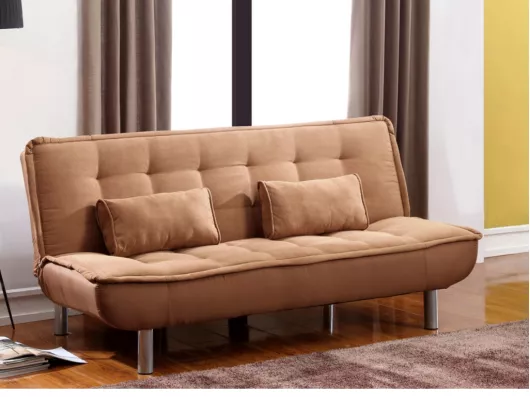 Kauf Unique Schlafsofa Klappsofa - Stoff - Karamell - MISHAN