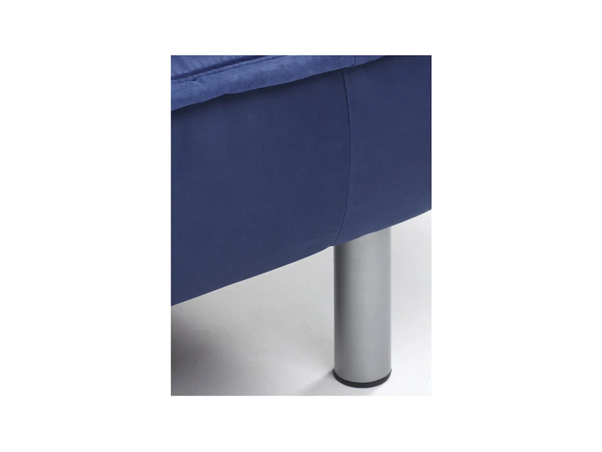 Divano letto clic clac in tessuto Blu - MISHAN