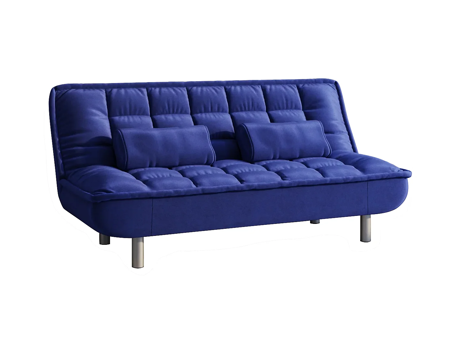 Divano letto clic clac in tessuto Blu - MISHAN