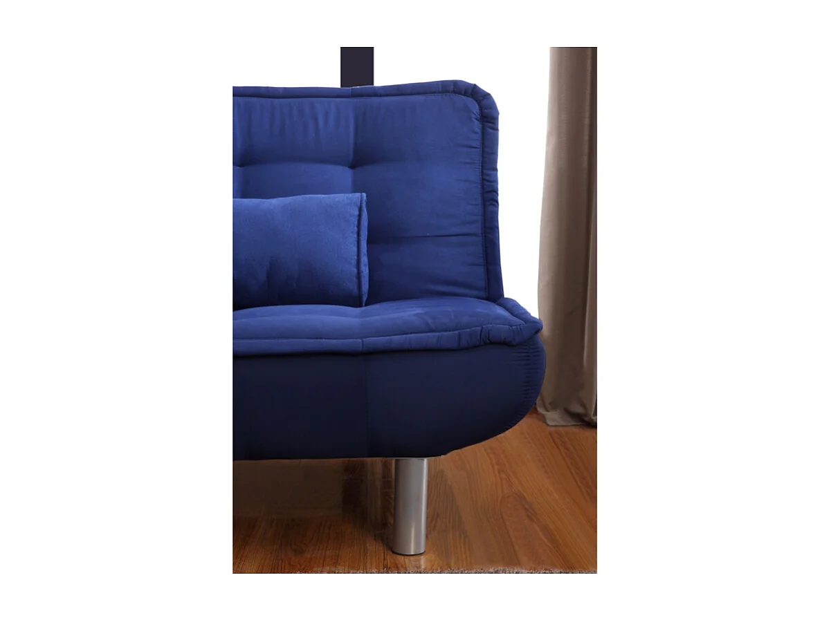 Schlafsofa Klappsofa - Stoff - Blau - MISHAN