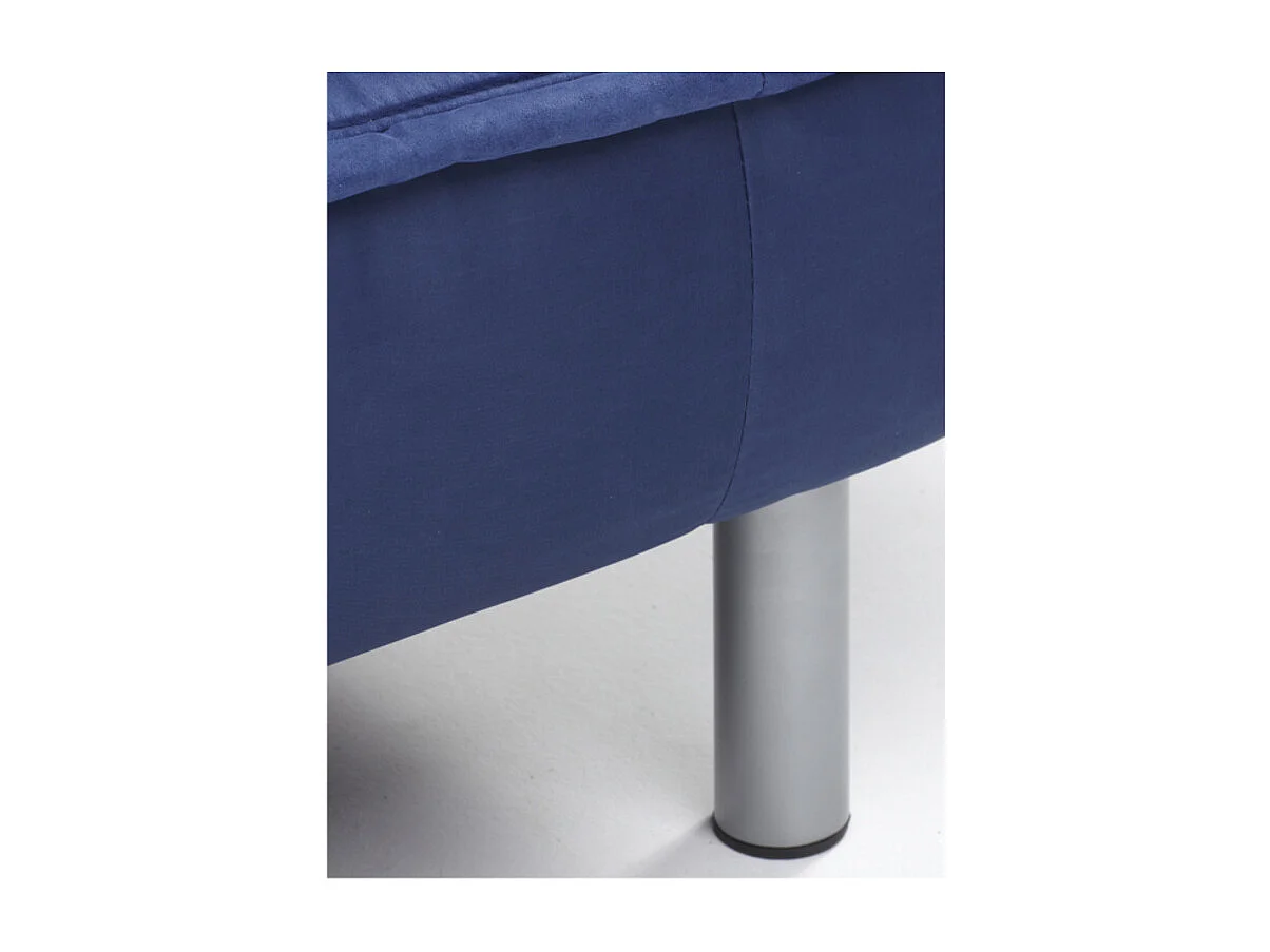 Schlafsofa Klappsofa - Stoff - Blau - MISHAN