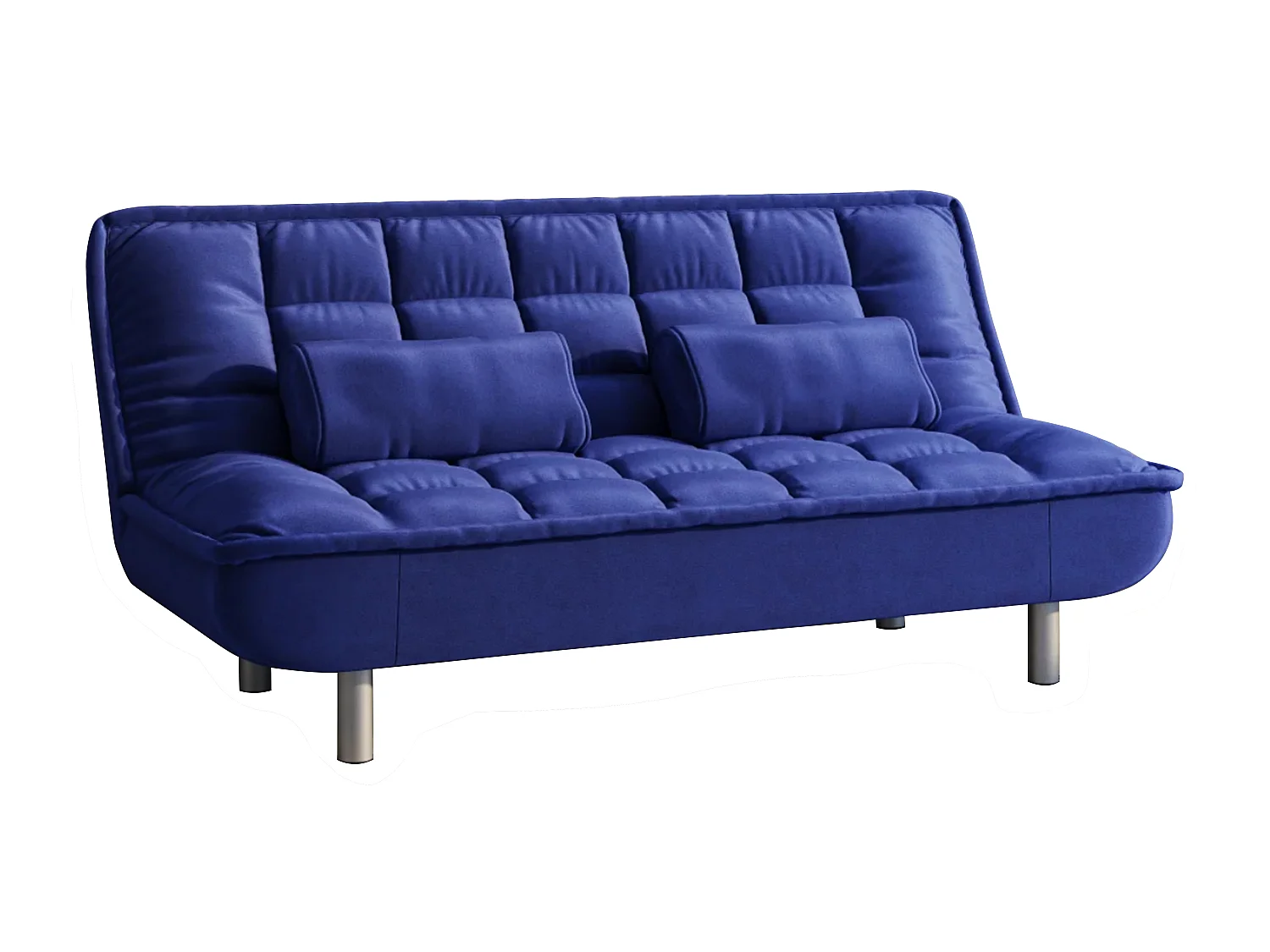Schlafsofa Klappsofa - Stoff - Blau - MISHAN