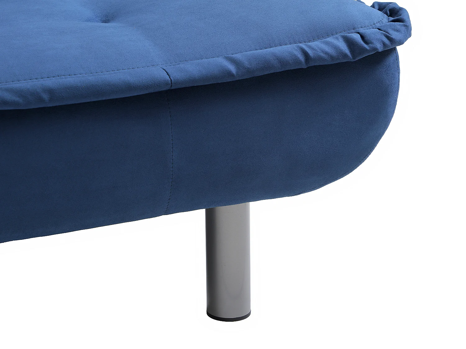Canapé 3 places convertible clic-clac MISHAN en tissu - Bleu
