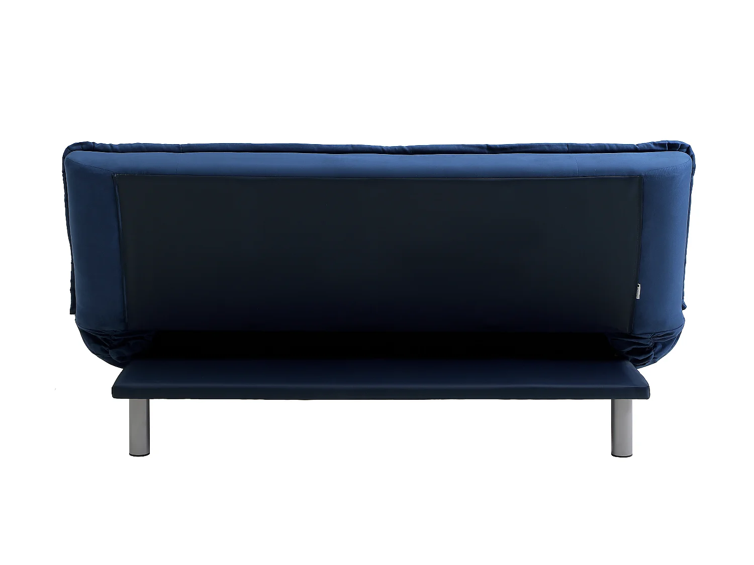 Canapé 3 places convertible clic-clac MISHAN en tissu - Bleu
