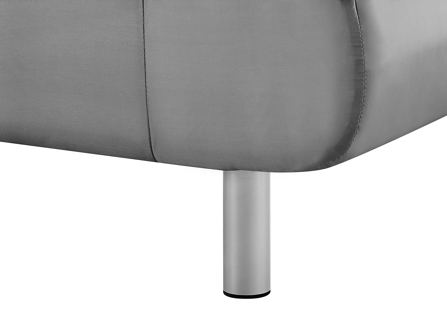 Bedbank MISHAN van stof - grijs