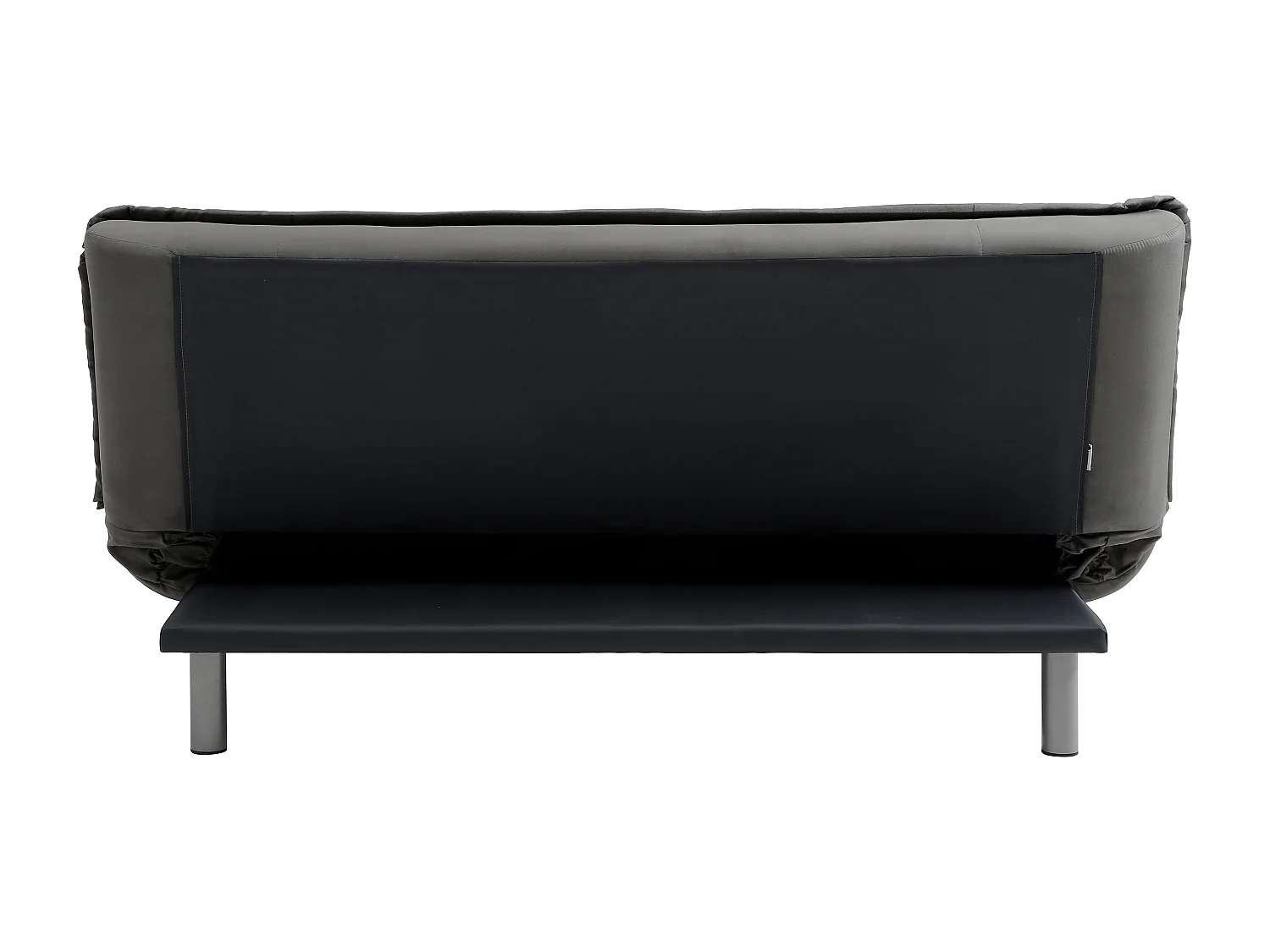 Canapé 3 places convertible clic-clac MISHAN en tissu - Gris