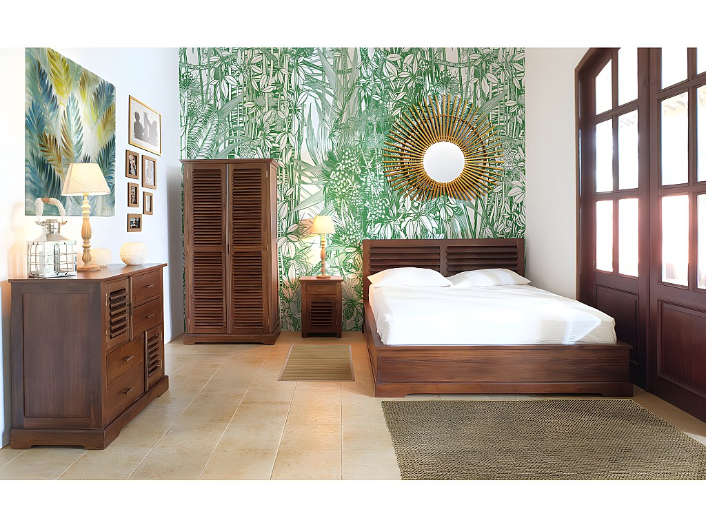 Nachttisch Holz massiv Bali II günstig | Kauf-Unique