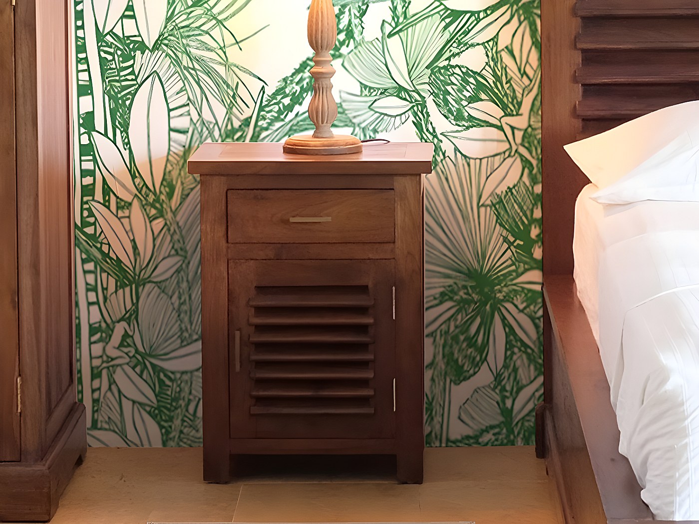 Nachttisch Holz massiv Bali II günstig | Kauf-Unique