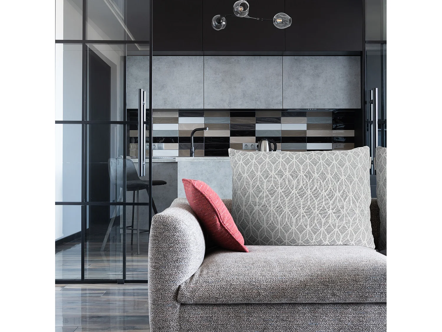 Housse de coussin 80x100 cm NOUMEA Blanc