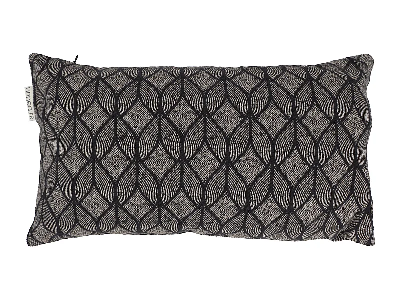 Housse de coussin 30x50 cm NOUMEA gris Anthracite