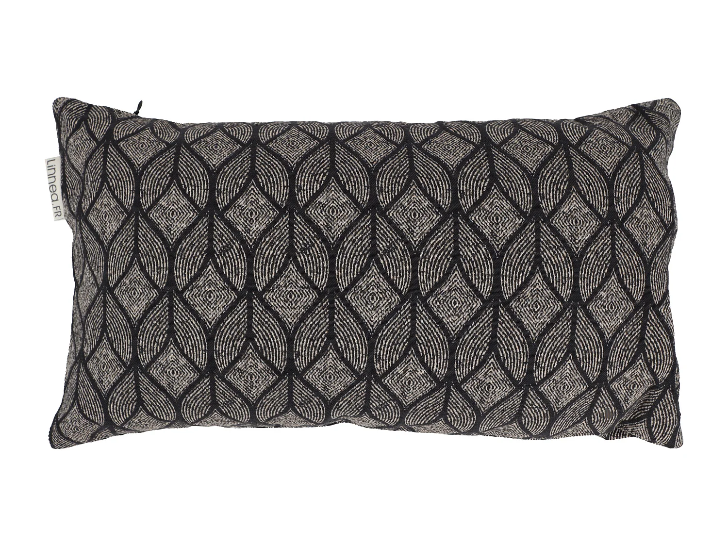 Housse de coussin 30x50 cm NOUMEA gris Anthracite