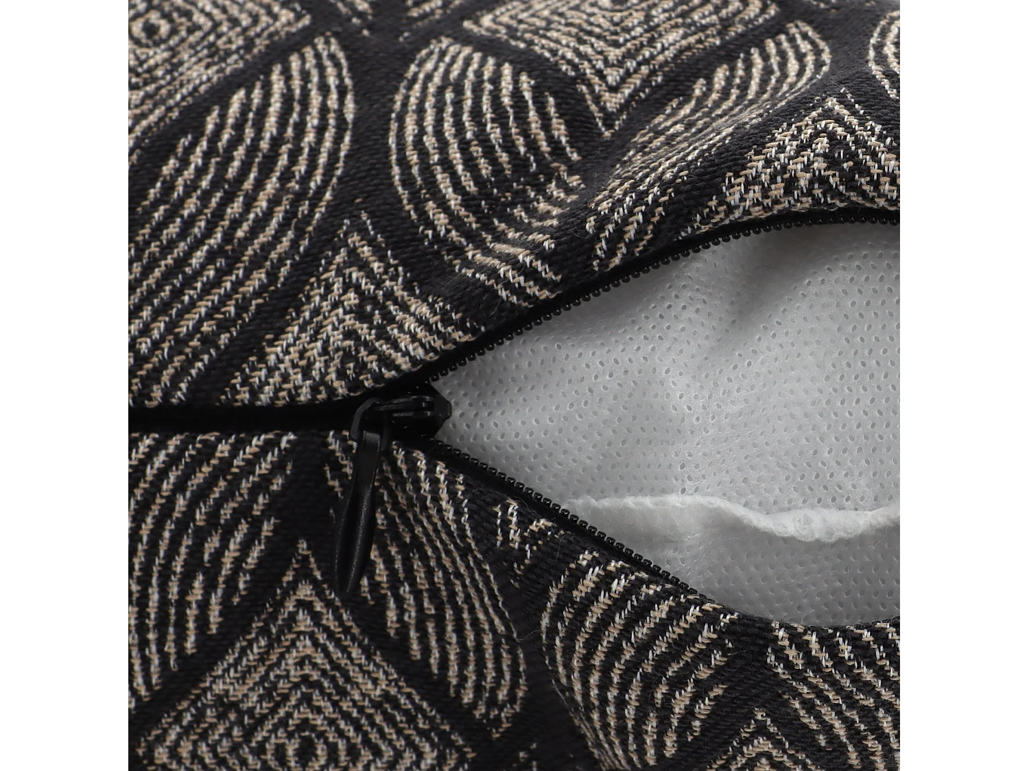 Housse de coussin 30x50 cm NOUMEA gris Anthracite