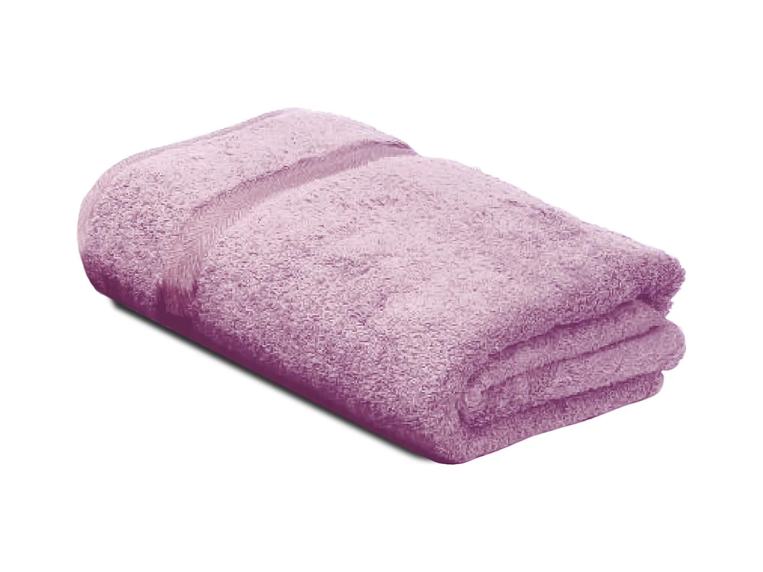 Serviette de toilette 50x100 cm ROYAL CRESENT Rose Lavande 650 g/m2