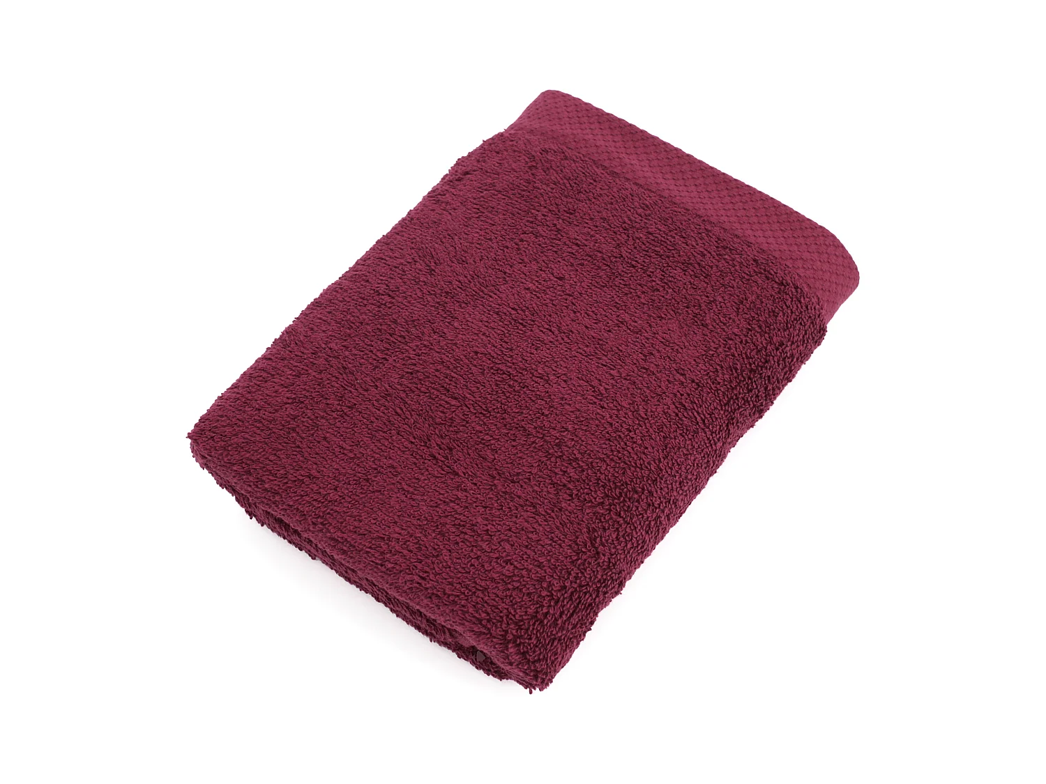 Serviette de toilette 50x100 cm PURE Bordeaux 550 g/m2