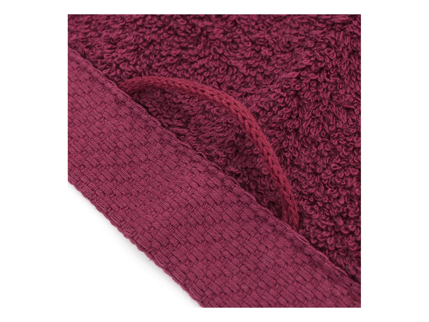 Serviette de toilette 50x100 cm PURE Bordeaux 550 g/m2